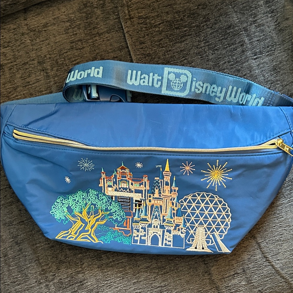 Blue Walt Disney World Fanny Pack